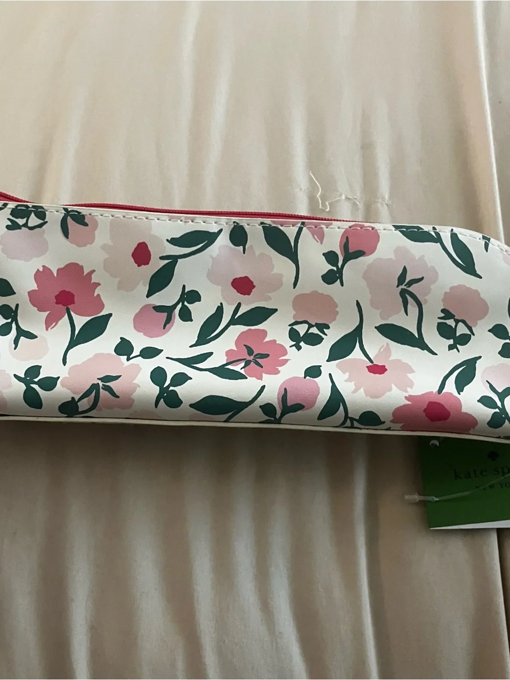 Kate Spade New York Floral Pencil Case Set with Ruler, Eraser, & Sharpener NWT